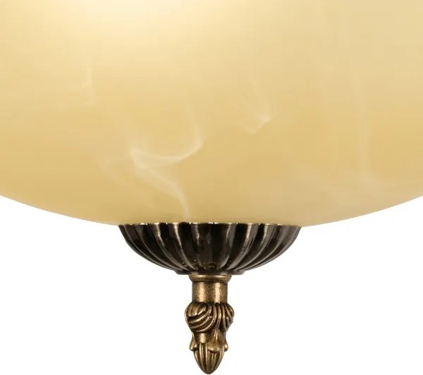 BRILAGI - Luster na tyči DAHLIA 3xE27/40W/230V priemer 37 cm mosadz
