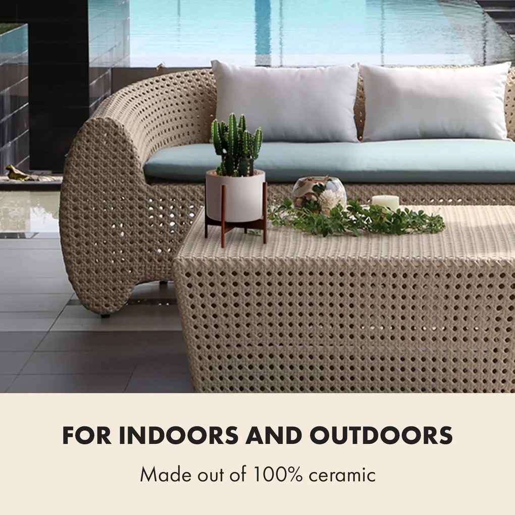 Fox & Fern Thorn, kvetináč, so stojanom, štýl 50. rokov, 2 veľkosti