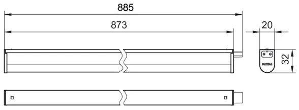 Philips - LED Podlinkové svietidlo PROJECTLINE LED/9,6W/230V 3000/4000/6500K