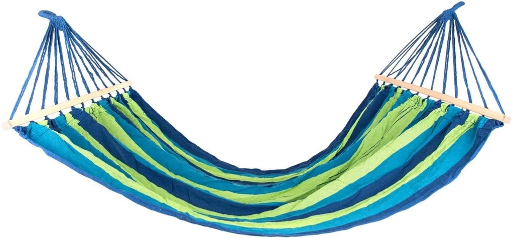 Happy Green Závesné hojdacie ležadlo 200 x 150 cm, modrá