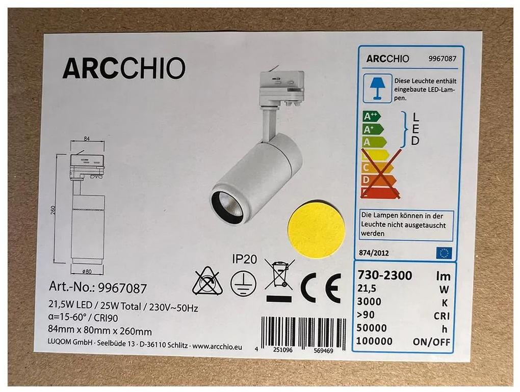 Arcchio Arcchio - LED Bodové svietidlo do lištového systému NANNA LED/21,5W/230V LW0496
