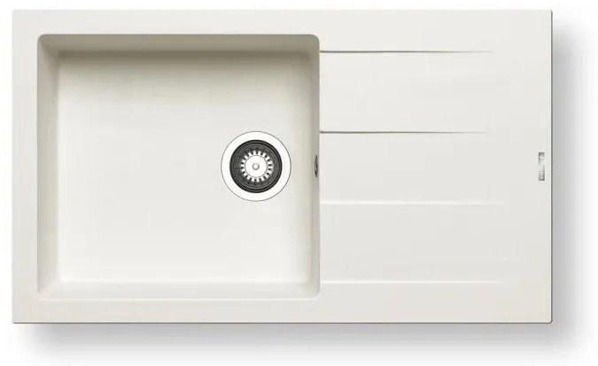 Pyramis 70070611 - Kuchynský drez ATHLOS 86x50 cm granit/biela