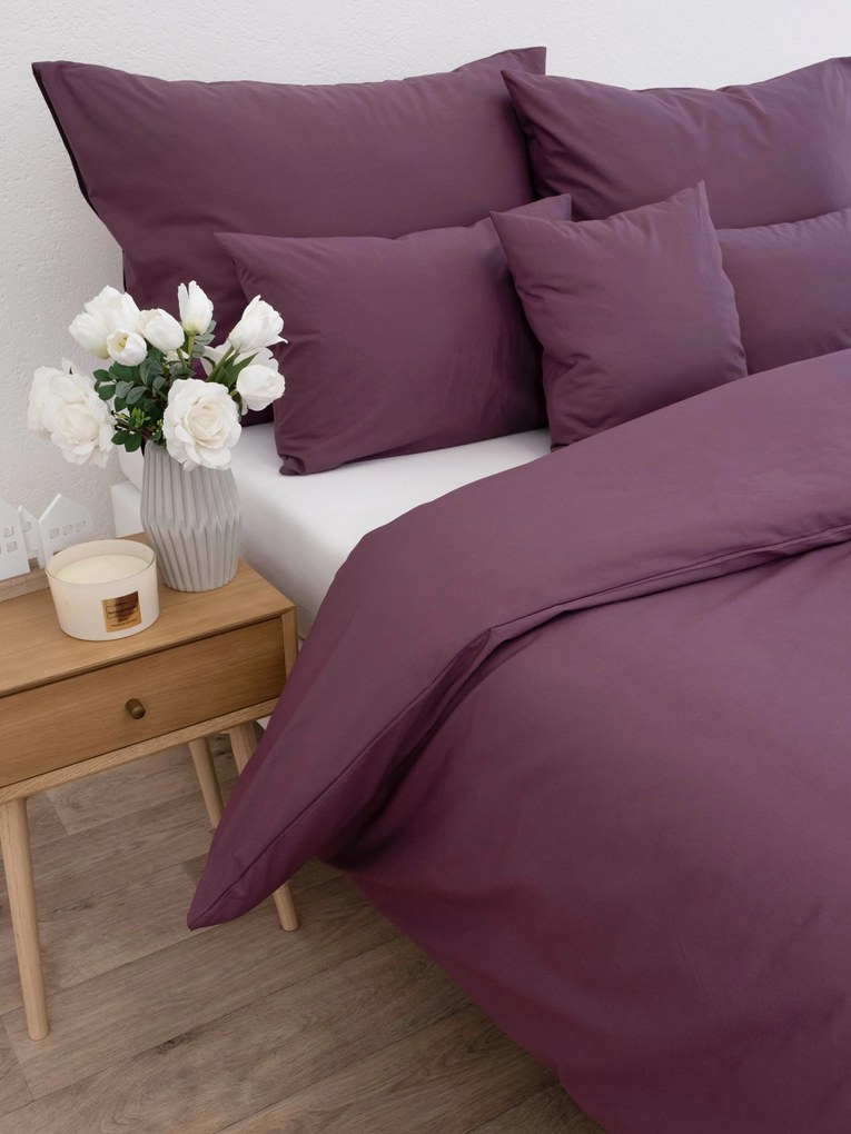 Bavlnené obliečky Renforcé - Jasmine ametystová