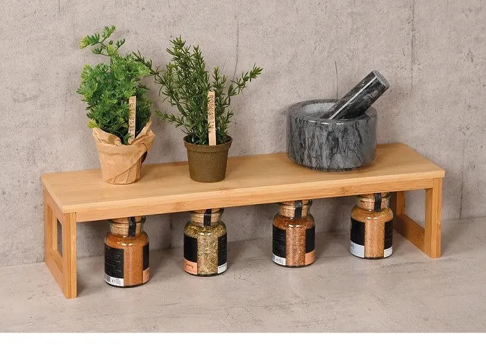 Prídavná polica, bambusová KESPER - AREA 56 x 15 x 13 cm