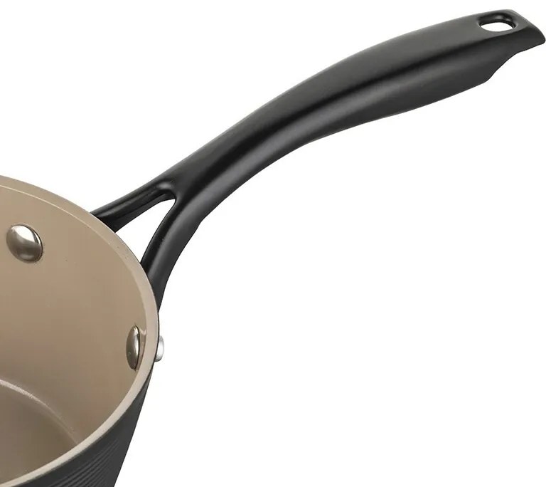 Florina Hliníková rajnica Carina Black 1 l, 16 cm