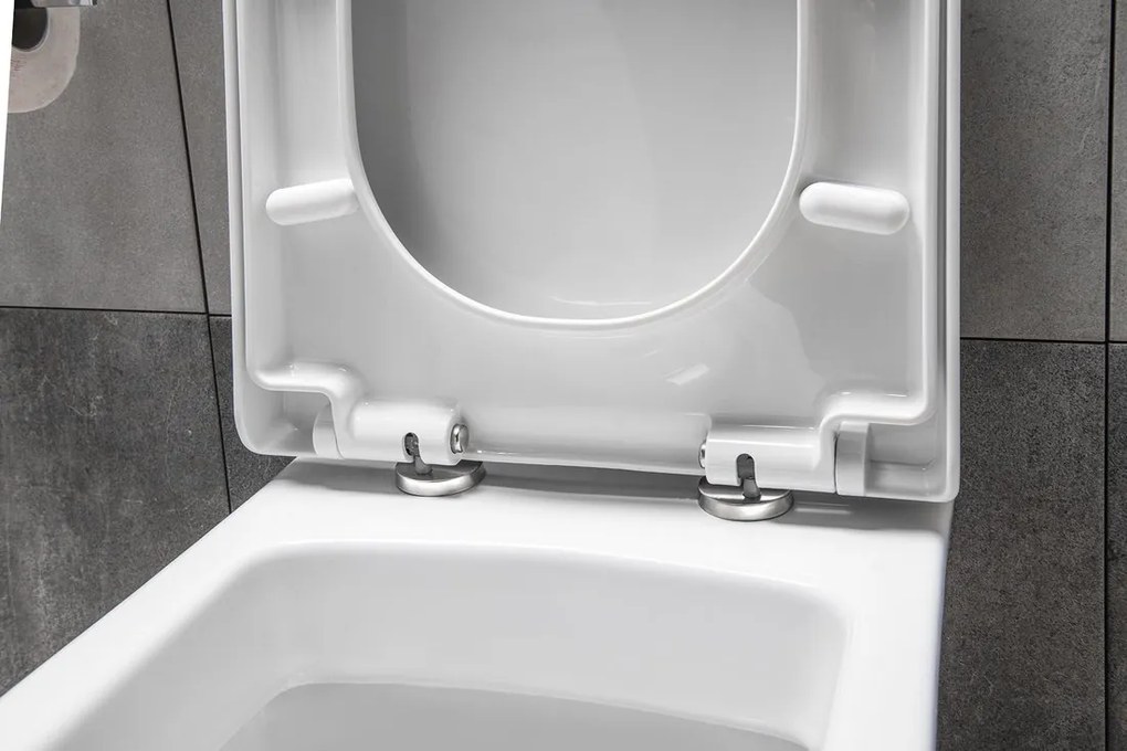 Aqualine Aqualine, DONA WC sedátko, Soft Close, biela, FD121