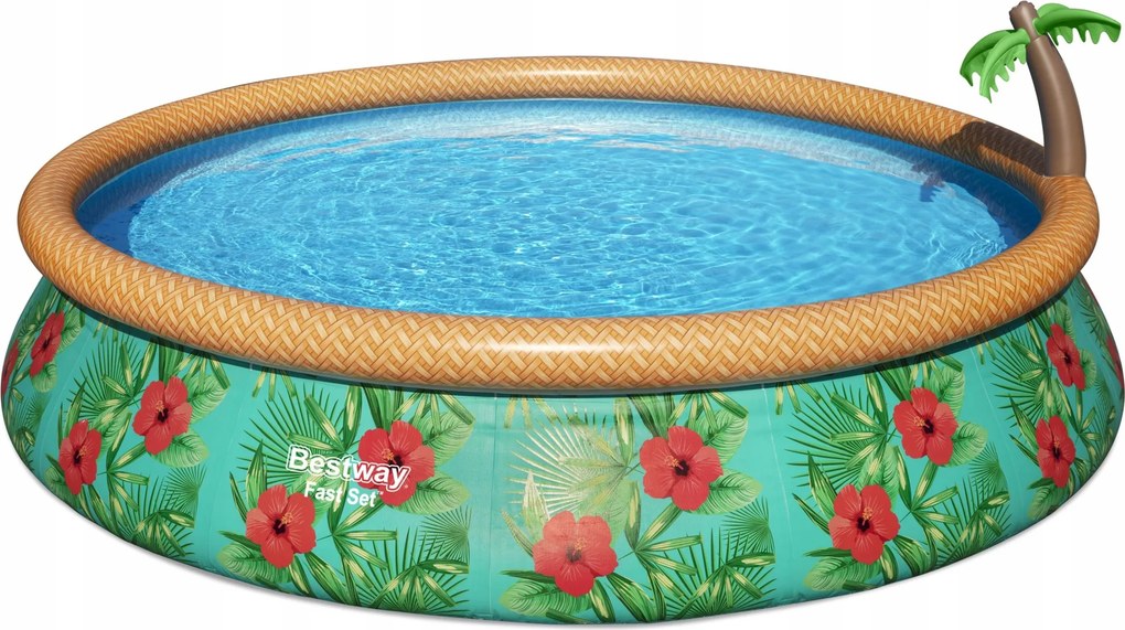 Rozkladací bazén okrúhly Bestway 457 x 457 cm