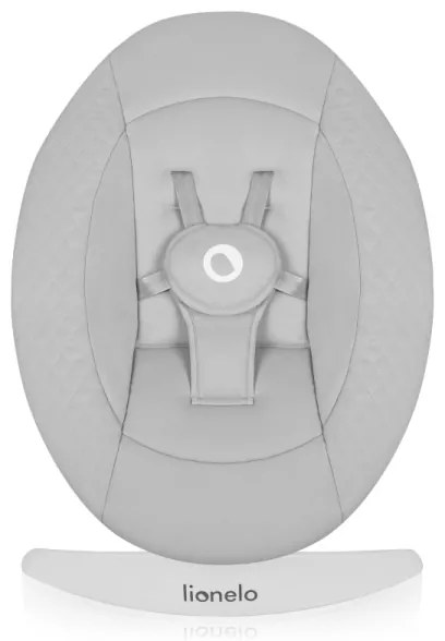 Lionelo - Detské hojdacie lehátko s melódiou IRIS Grey Concrete