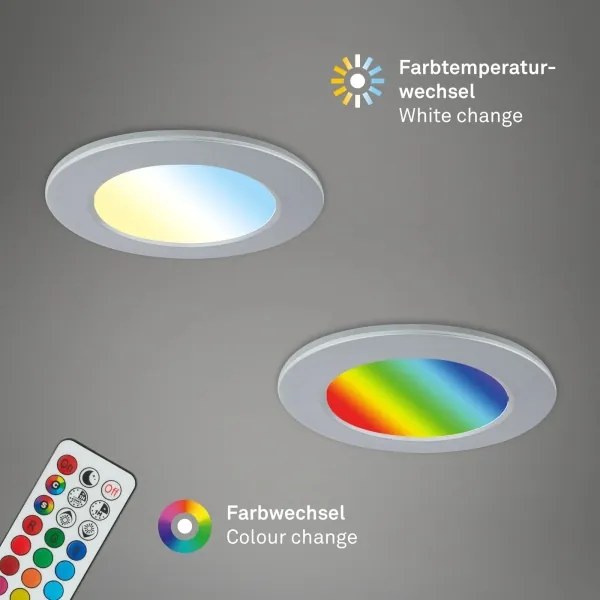 Briloner - SADA 3x LED Stmievateľné kúpeľňové svietidlo LED/4,8W/230V IP65