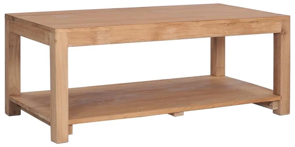 Konferenčný stolík 100x50x40 cm masívne teakové drevo
