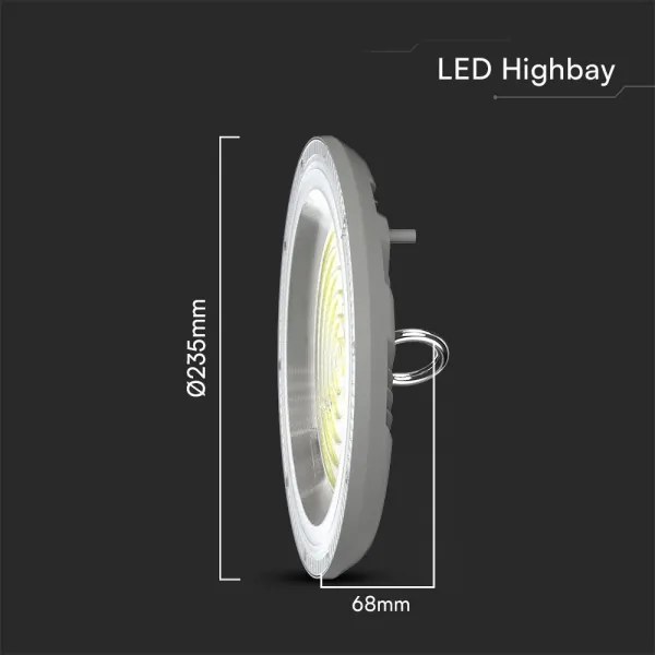 LED Priemyselné svietidlo High Bay LED/100W/230V 3000/4000/6500K IP65 ø 23,5 cm