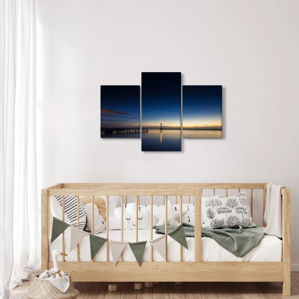Obraz majáka v diaľke (90x60 cm)