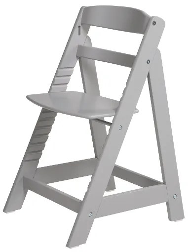 roba Detská drevená vysoká jedálenská stolička Sit Up (sivá)  (100306933)