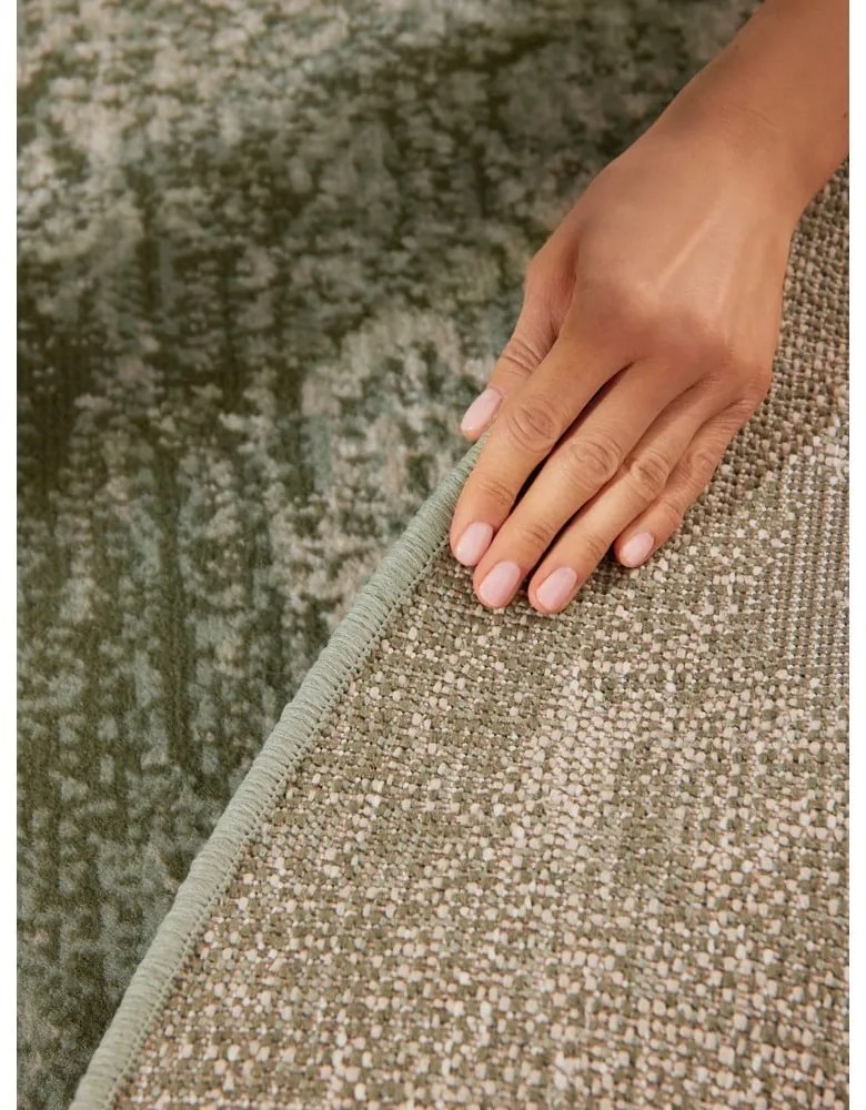 Zelený okrúhly koberec ø 160 cm Gloria Lydia – Hanse Home