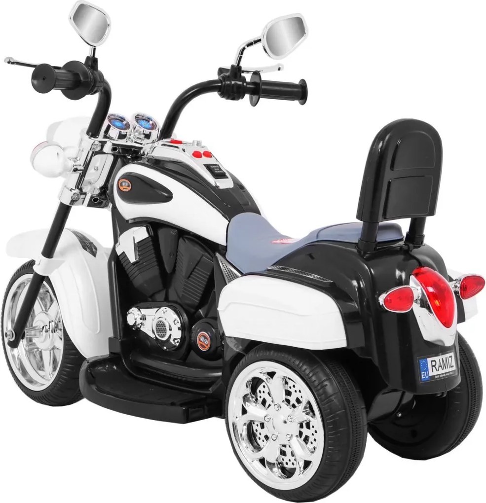 Ramiz Motorka Chopper NightBike biela