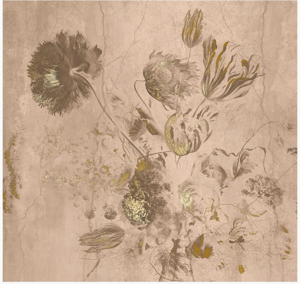 Vliesová tapeta Fresco Flowers High Gloss