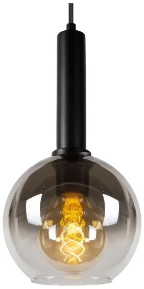 Lucide 45402/15/30 - Luster na lanku MARIUS 5xE27/40W/230V čierna