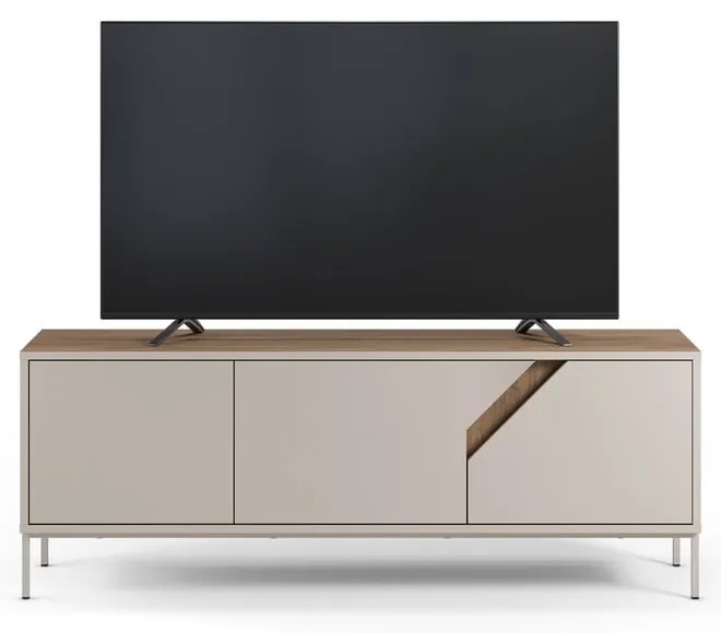 Komoda v dekore duba v krémovo-prírodnej farbe 150x55x35 cm Lilou – Marckeric
