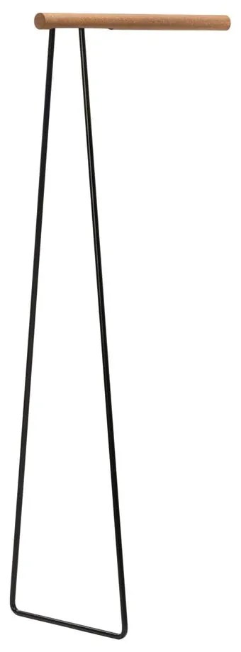 Čierny oceľový stojan na oblečenie 65x150x45 cm – LIND DNA