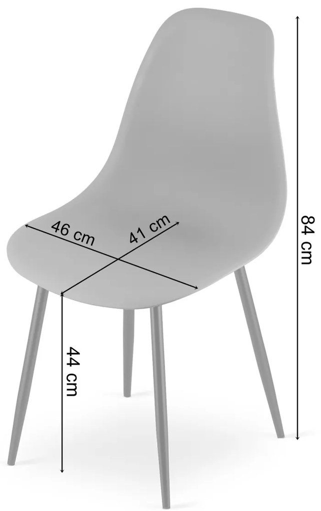 Biela stolička OSAKA