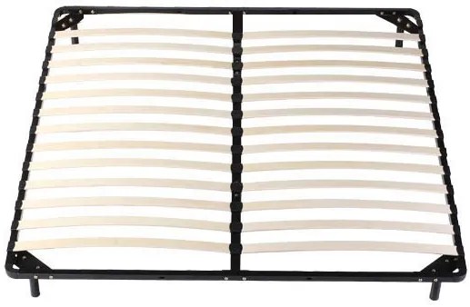 Zdvíhací kovový rošt do postele Domy 100x200 cm čierny