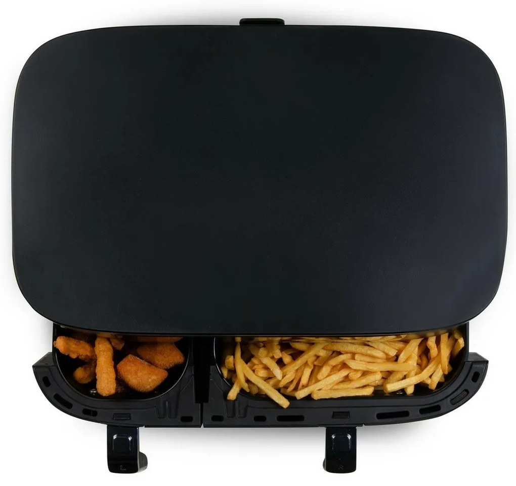 DOMO DO546FR digitálna dvojitá fritéza s horúcimvzduchom, 3+6 l