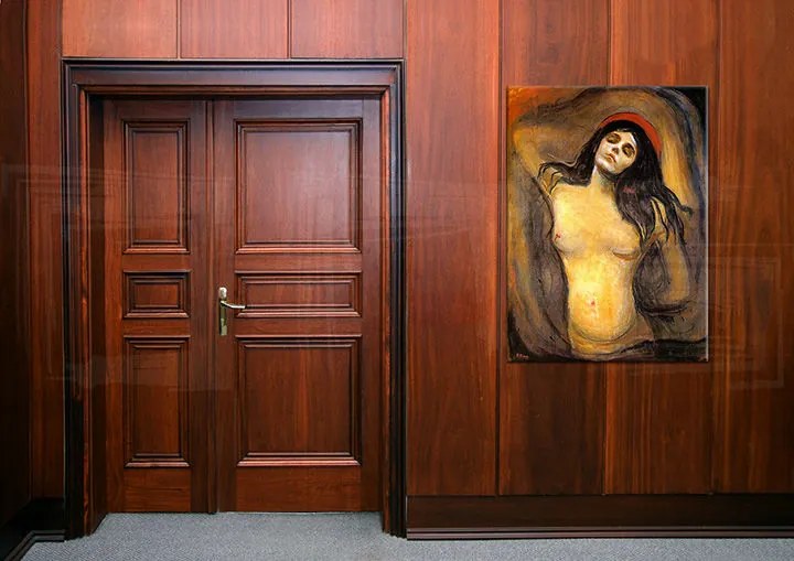 Obraz na plátne MADONNA - Edvard Munch | rôzne rozmery