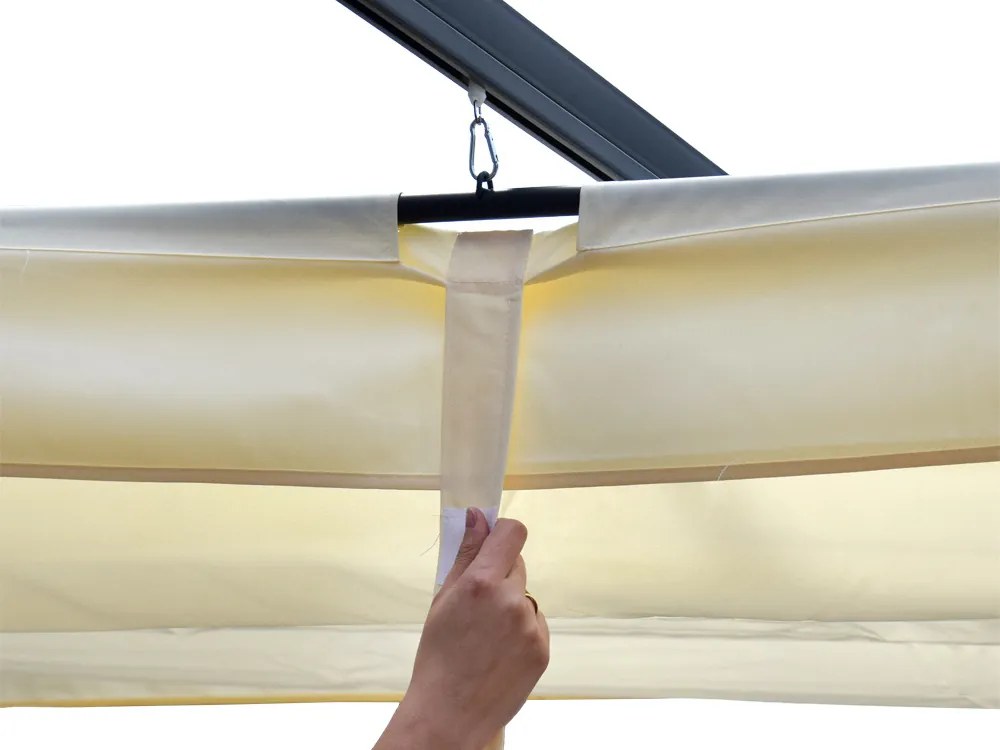 Jokomisiada Záhradná PERGOLA Para Sole ESTIVO 3x3x2,4m Vodotesná strecha SP0835