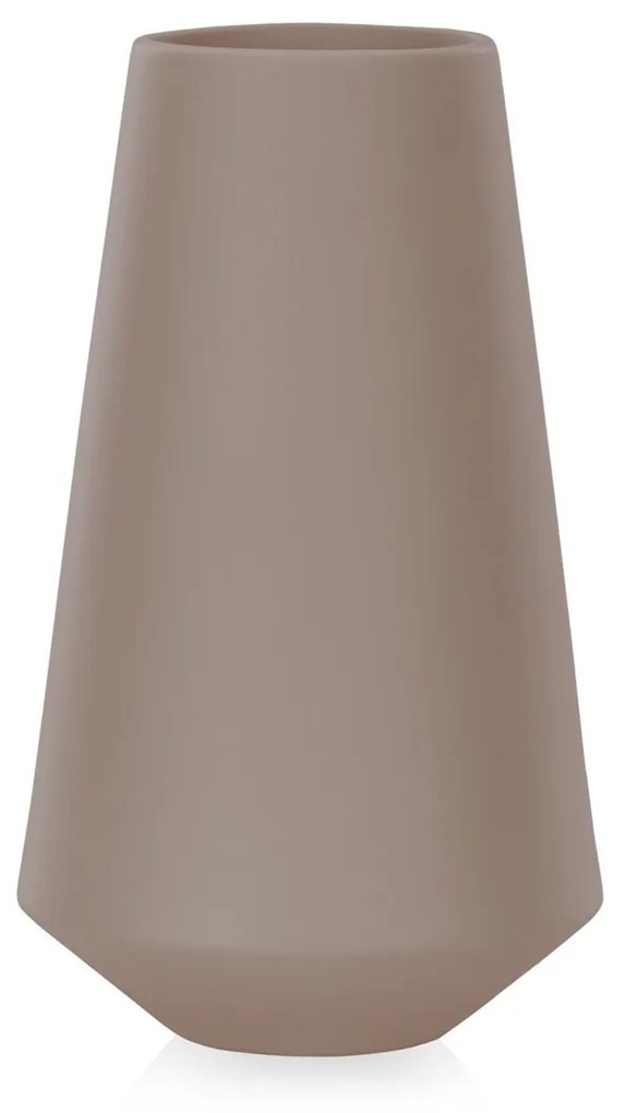 AmeliaHome Keramická váza Burmilla cappuccino, velikost 12,5x12,5x22,5