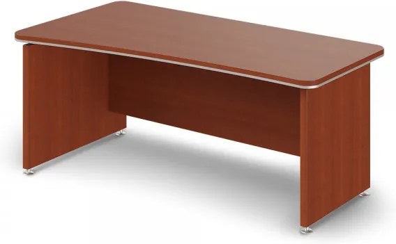 Ergonomický stôl TopOffice 180 x 94,8 cm, ľavý višňa