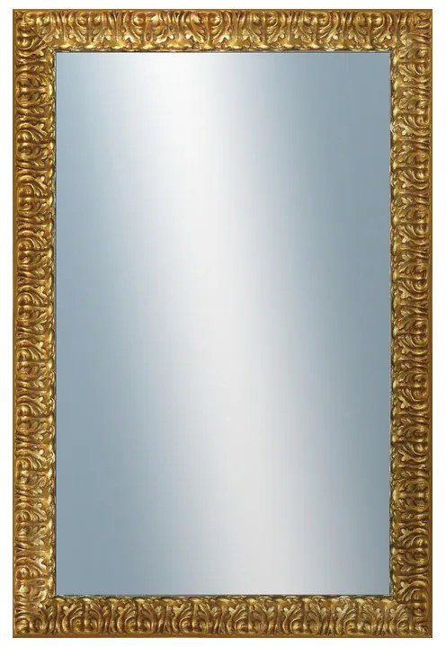 DANTIK - Zrkadlo v rámu, rozmer s rámom 80x160 cm z lišty ZVRATNÁ ozdobná zlatá (2888)