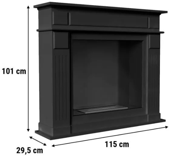 Stojaci biokrb čierny November