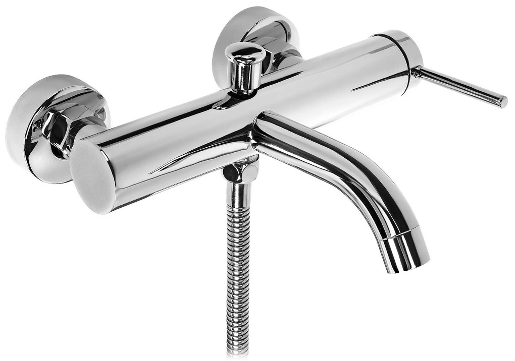 Rea Spot, vaňová batéria s ručnou sprchovou súpravou, chrómová, REA-B2070