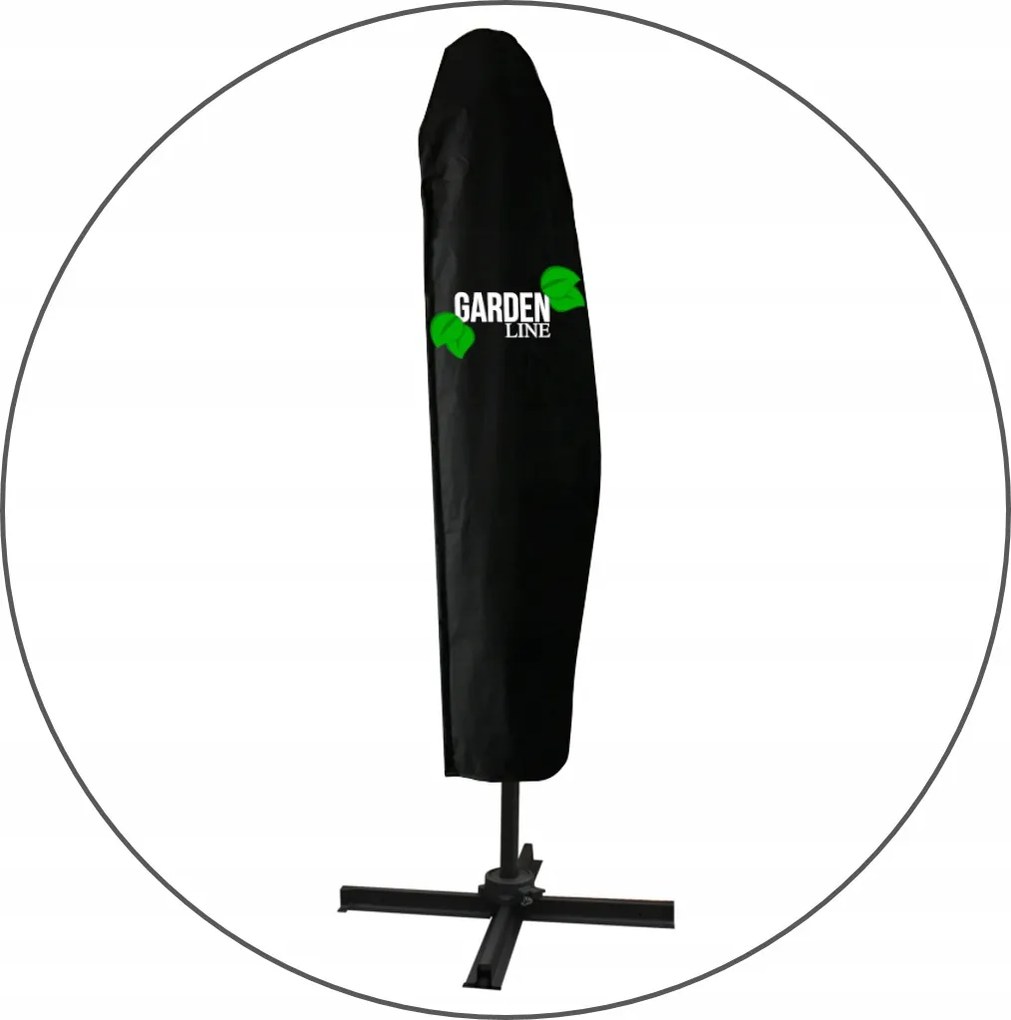 Garden Line 3 M ZELENÝ ZÁHRADNÝ SLNEČNÍK „BANANA“ S OBALOM