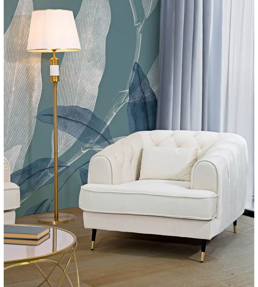 Krémové kreslo Praga – Mauro Ferretti