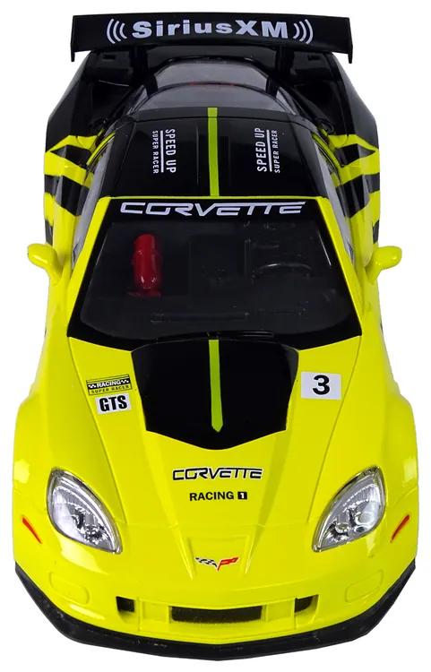 LEAN TOYS RC Športové auto Corvette 1:18 - žlté