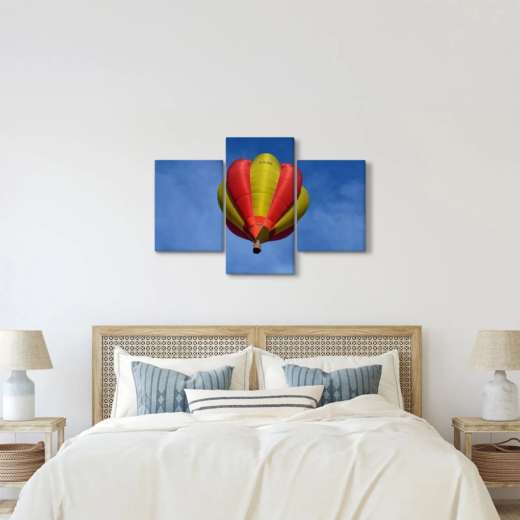 Obraz lietajúceho balóna (90x60 cm)