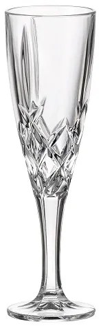 Crystal Bohemia Poháre na sekt BRIXTON 180 ml, 6 ks