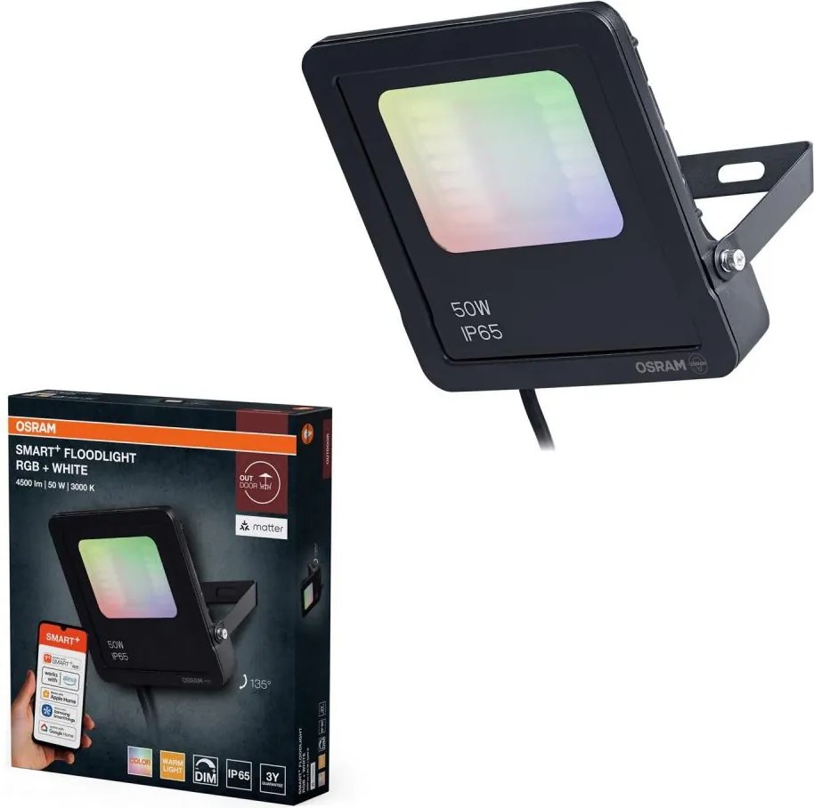 Osram - LED RGBW stmievateľný reflektor SMART+ FLOODLIGHT LED/50W/230V IP65 Wi-Fi