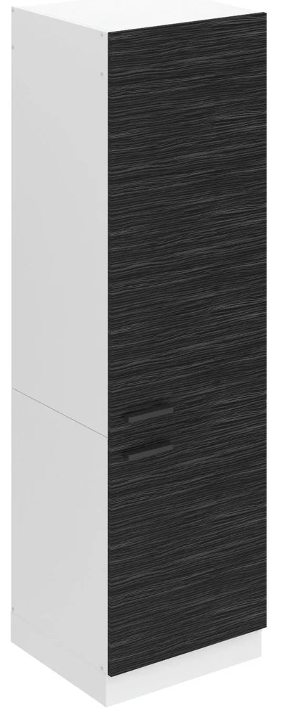 Vysoká kuchynská skrinka Belini Premium Full Version pre vstavanú chladničku 60 cm eben kráľovský