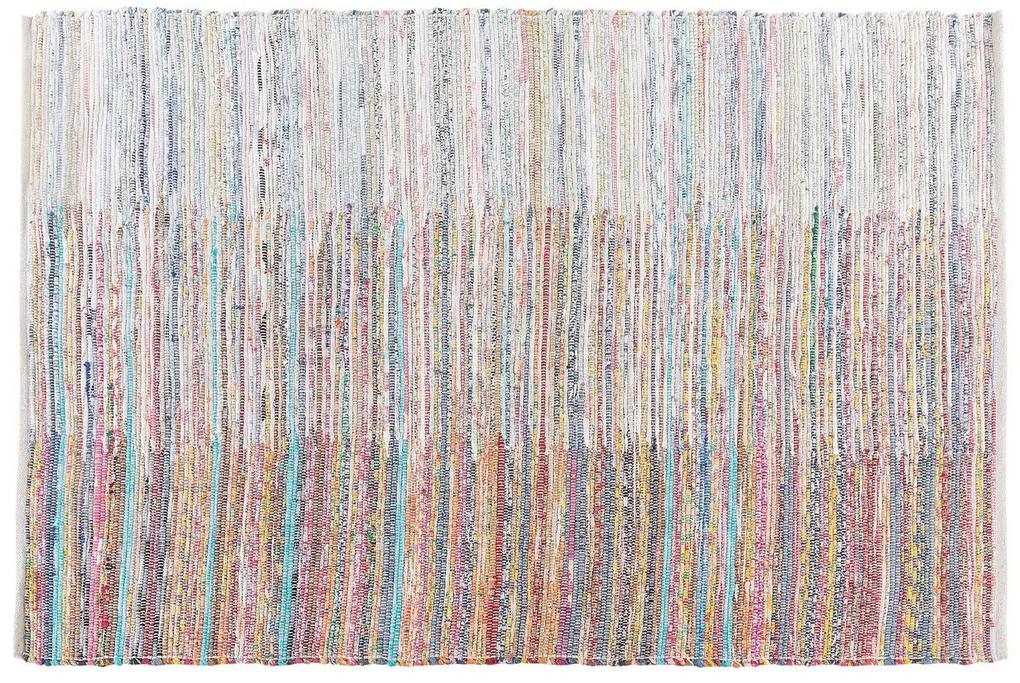 Bavlnený koberec 140 x 200 cm viacfarebný MERSIN Beliani