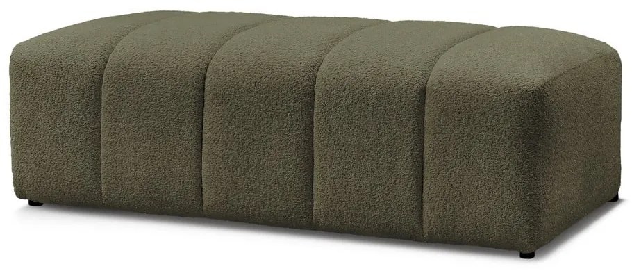 Zelená podnožka z textílie buklé Annecy – Bobochic Paris