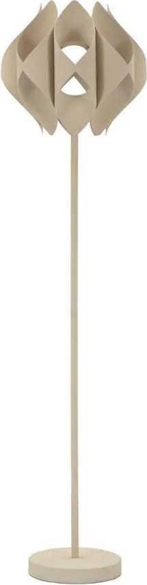 Béžová stojacia lampa s kovovým tienidlom (výška 155 cm) Space – Mauro Ferretti