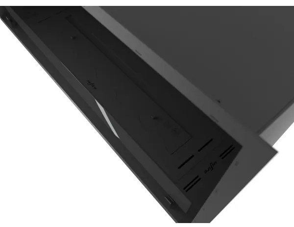 InFire - Vstavaný BIO krb 49,4x104,4 cm 6kW čierna
