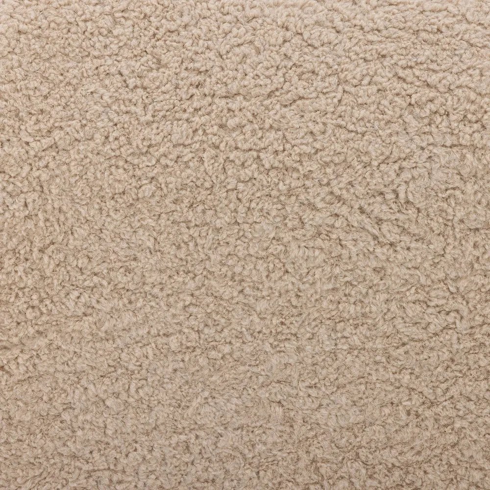 Krémová lavica z textílie buklé Bobbie – Bloomingville