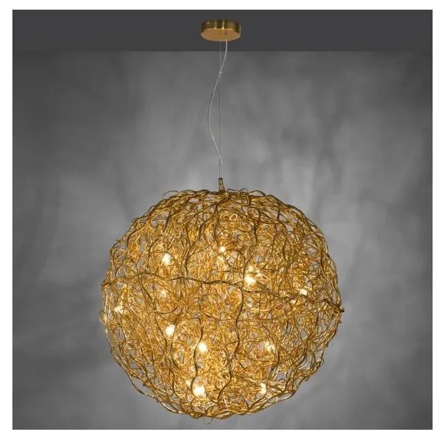 Paul Neuhaus 2019-12 - Luster na lankách SAREA 15xG9/40W/230V zlatý