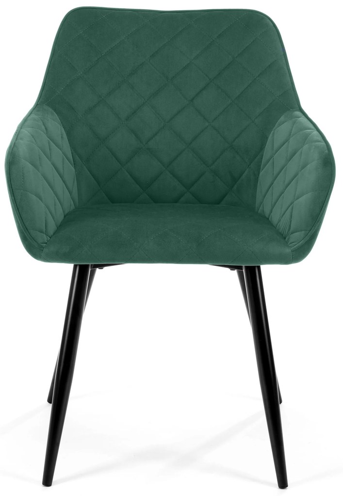 Jedálenská stolička Sunanda  (tmavo zelená) (2ks). Akcia -17%. Vlastná spoľahlivá doprava až k Vám domov. 1069501