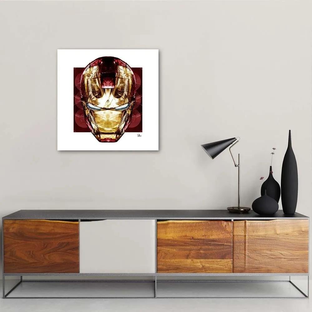 Gario Obraz na plátne Iron Manova hlava - Rubiant Rozmery: 30 x 30 cm