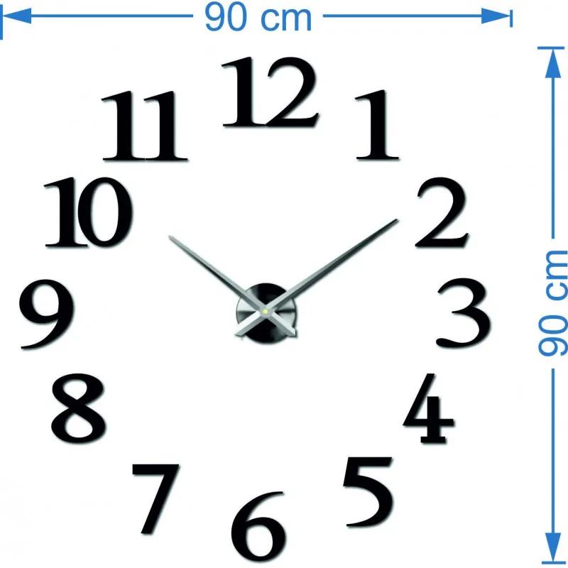 Stylesa - Moderné nástenné hodiny X0066 aj čierne
