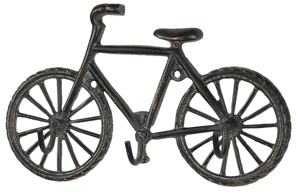 Kovový vešiak na oblečenie v dizajne kola - 19 * 4 * 12 cm